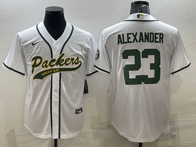 Men Green Bay Packers 23 Alexander White 2022 Nike Co branded NFL Jersey